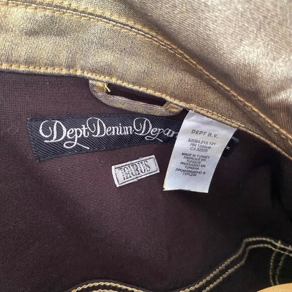 Gold Jean Jacket - Picture 7 of 10